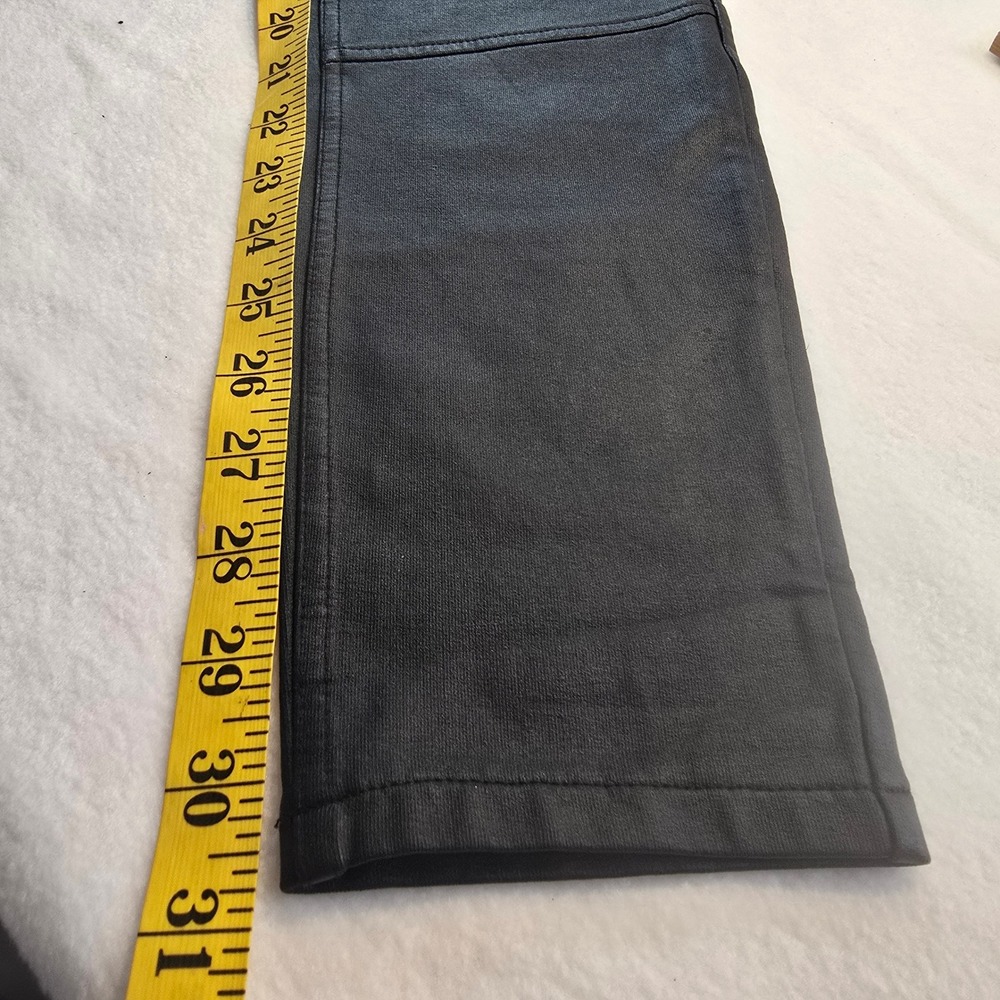 Harley Davidson Faux Leather Pants Womens Sz 8 34 31 Skinny Black Moto‎ Biker - Picture 6 of 9